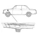 Federbeinblech, vorne links (202181), BMW 02er (Typ 114, E6, E10, E20)